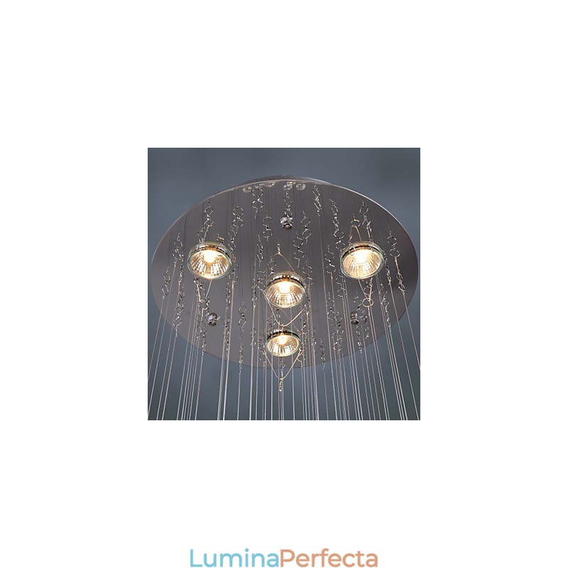 Candelabru Cristal Modern de Lux 4 Lumini