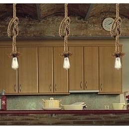 Lampă tradițională clasică rustică Lodge Vintage Country Retro Pendant