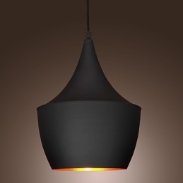 Lampă suspendată Retro Vintage Tom Dixon Design Negru
