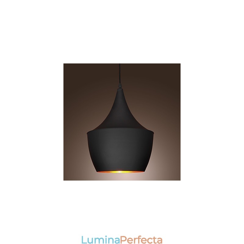 Lampă suspendată Retro Vintage Tom Dixon Design Negru