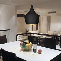Lampă suspendată Retro Vintage Tom Dixon Design Negru