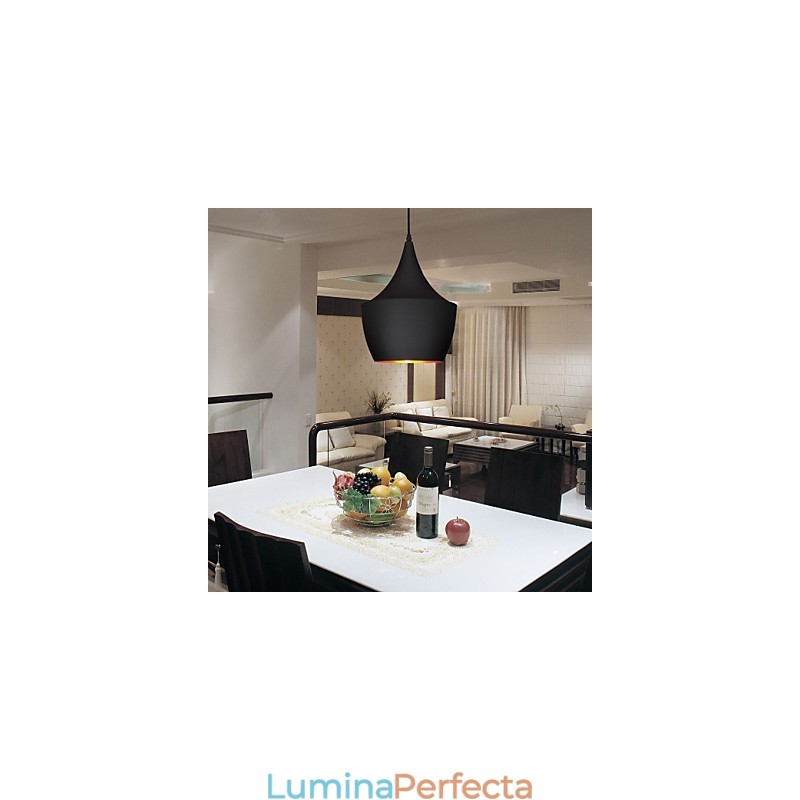 Lampă suspendată Retro Vintage Tom Dixon Design Negru