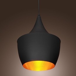 Lampă suspendată Retro Vintage Tom Dixon Design Negru