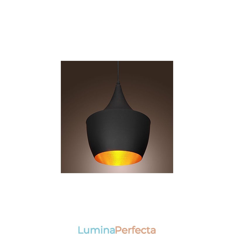 Lampă suspendată Retro Vintage Tom Dixon Design Negru