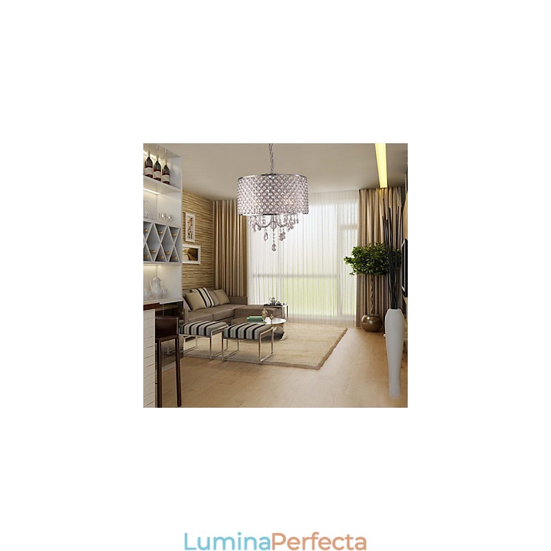 Candelabru Toba Cristal Lampa suspendata Moderna 4 Lumini