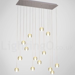 Creative Engineering Stage Meteorer Crystal Ball Pendant Lampă