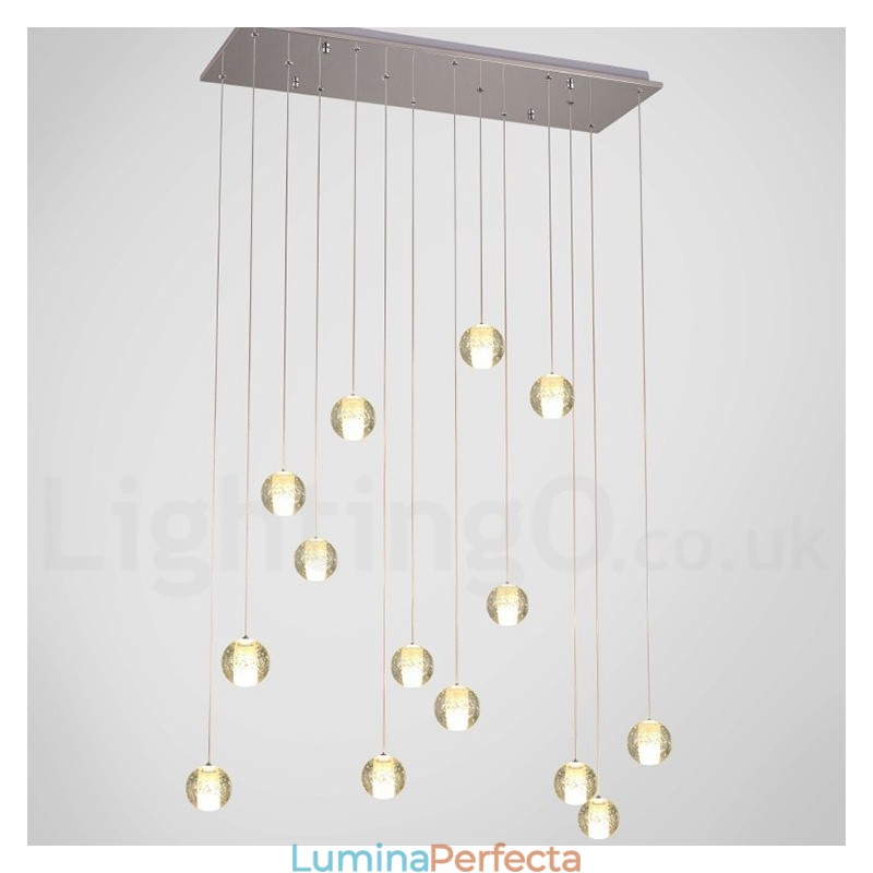 Creative Engineering Stage Meteorer Crystal Ball Pendant Lampă