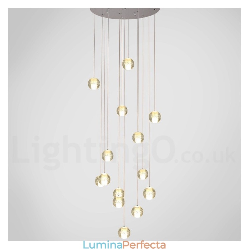 Creative Engineering Stage Meteorer Crystal Ball Pendant Lampă
