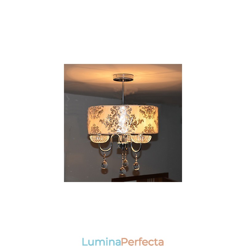 Candelabru de cristal galvanizat modern contemporan