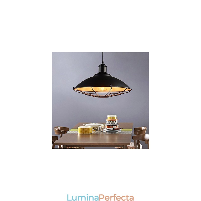 Candelabru cu pandantiv industrial retro