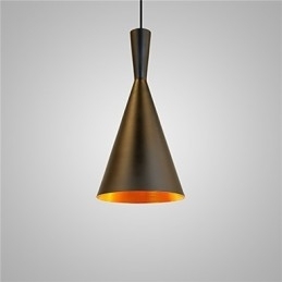 Lampă suspendată Retro Vintage Tom Dixon Design Negru Alb Lămpi cu pandantiv Cafe tip C