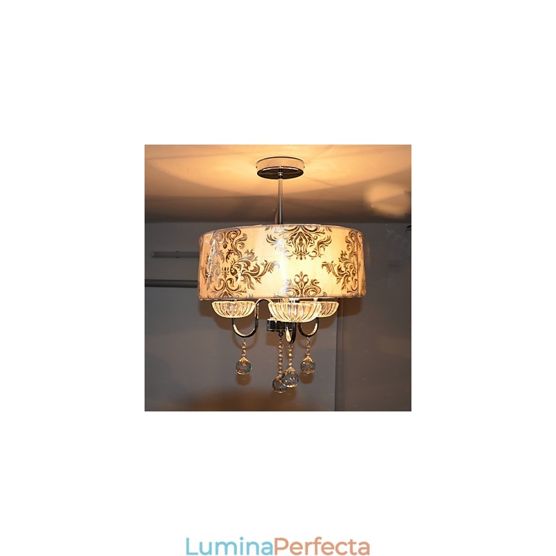 Candelabru de cristal galvanizat modern contemporan