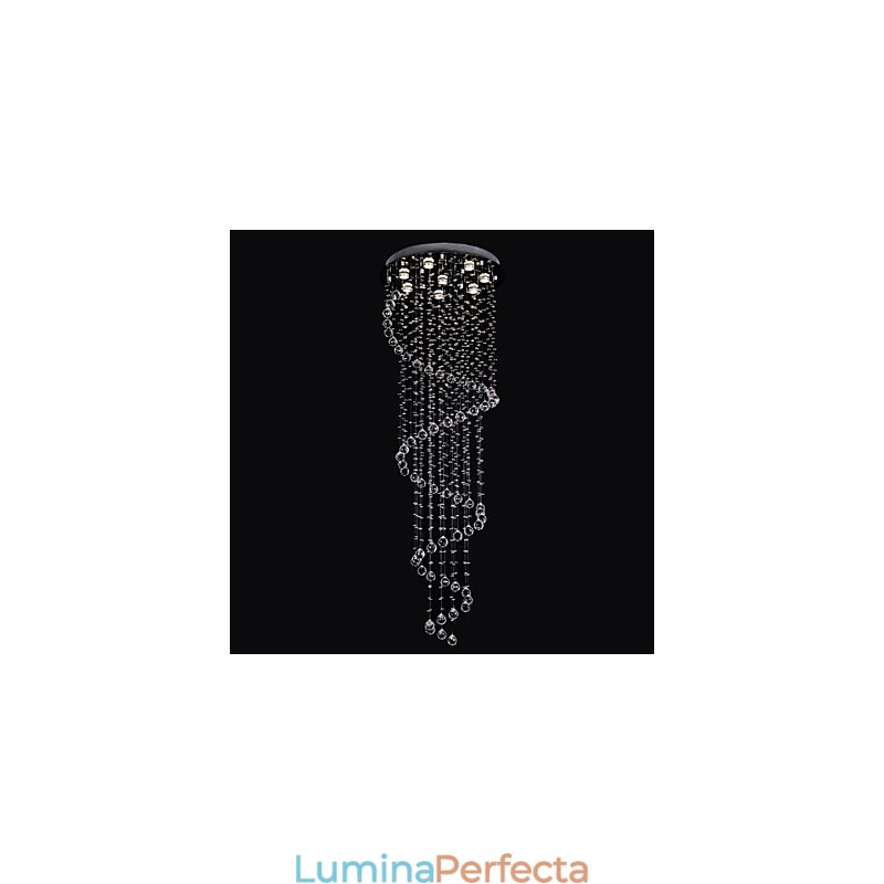 Candelabru de lux modern cristal 8 lumini