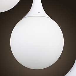 Lampă suspendată galvanizată Globe modernă și contemporană