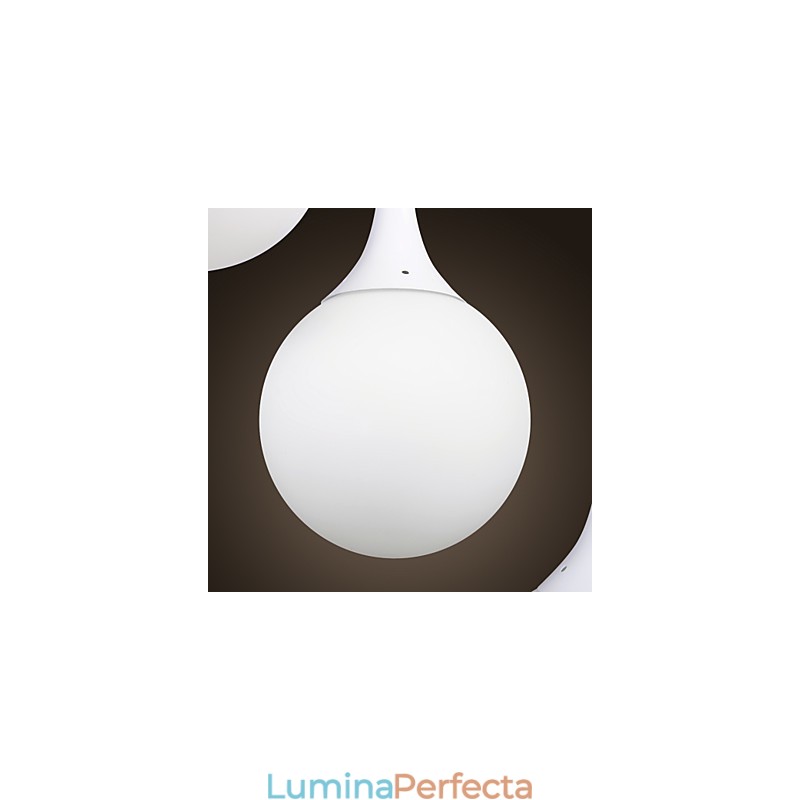 Lampă suspendată galvanizată Globe modernă și contemporană