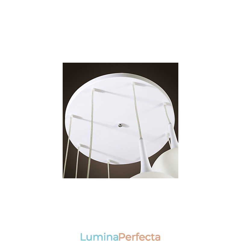 Lampă suspendată galvanizată Globe modernă și contemporană