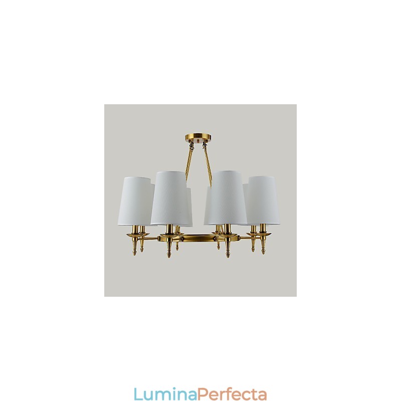 Familie de lumini suspendate cu design decorativ modern și contemporan cu 8 lumini