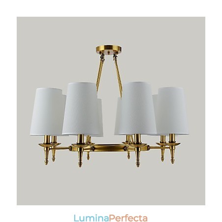 Familie de lumini suspendate cu design decorativ modern și contemporan cu 8 lumini Familie de lumini suspendate cu design decorativ modern și contemporan cu 8 lumini