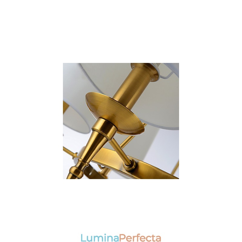 Familie de lumini suspendate cu design decorativ modern și contemporan cu 8 lumini