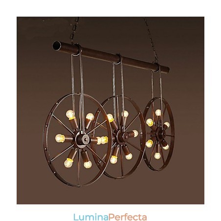 Roata de fier Retro Cafe Candelabru Candelabru Roata de fier Retro Cafe Candelabru Candelabru