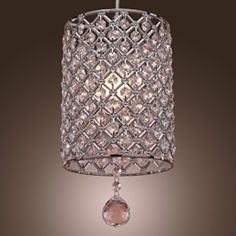 Lampă suspendată Crystal Drop în stil cilindru