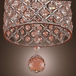 Lampă suspendată Crystal Drop în stil cilindru
