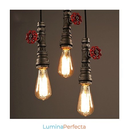Lampă suspendată retro Act The Role Ofing Decorare mansardă Lampă suspendată din țeavă industrială rurală Lampă suspendată retro Act The Role Ofing Decorare mansardă Lampă suspendată din țeavă industrială rurală