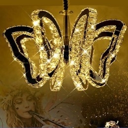 Lampă fluture Lampă modernă de lux din cristal 8