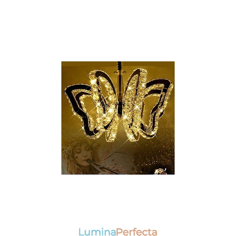 Lampă fluture Lampă modernă de lux din cristal 8
