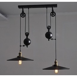 Lampă pendantă metalică creativă Lampă suspendată modernă Lampă pendant cafenea