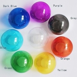 Lampă suspendată modernă din sticlă colorată Bubble Globe cu 19 lumini