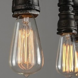 Tradițional, clasic, epocă, lantern, țară, retro, stil, pictură, metal, suspendat pentru mese
