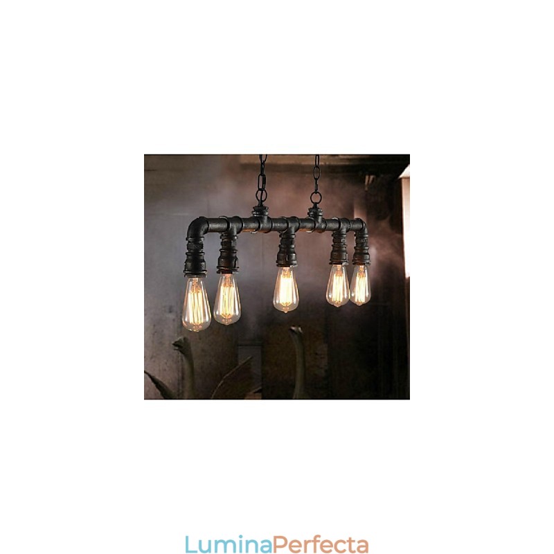 Tradițional, clasic, epocă, lantern, țară, retro, stil, pictură, metal, suspendat pentru mese