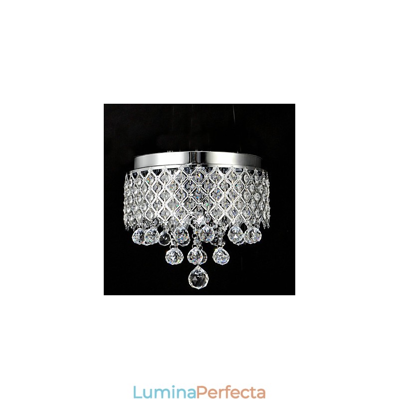 Montaj încastrat din metal cromat tradițional clasic