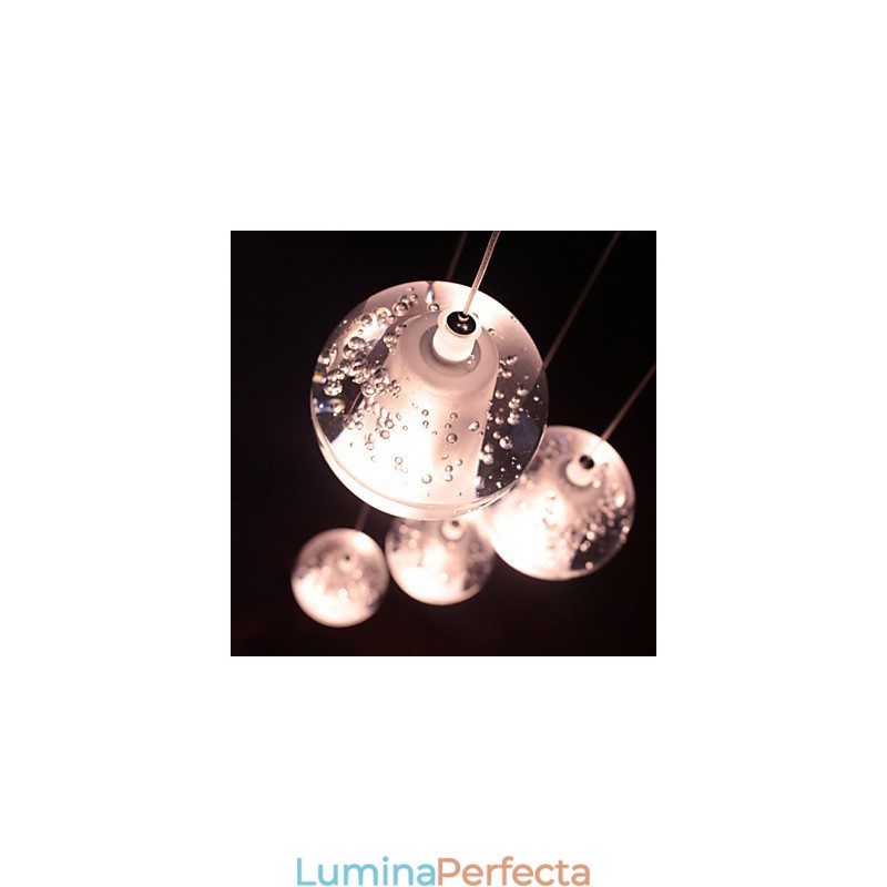 Lampă suspendată modernă Lampă suspendată G4 Retroifit Cristal cromat pentru lumina scărilor