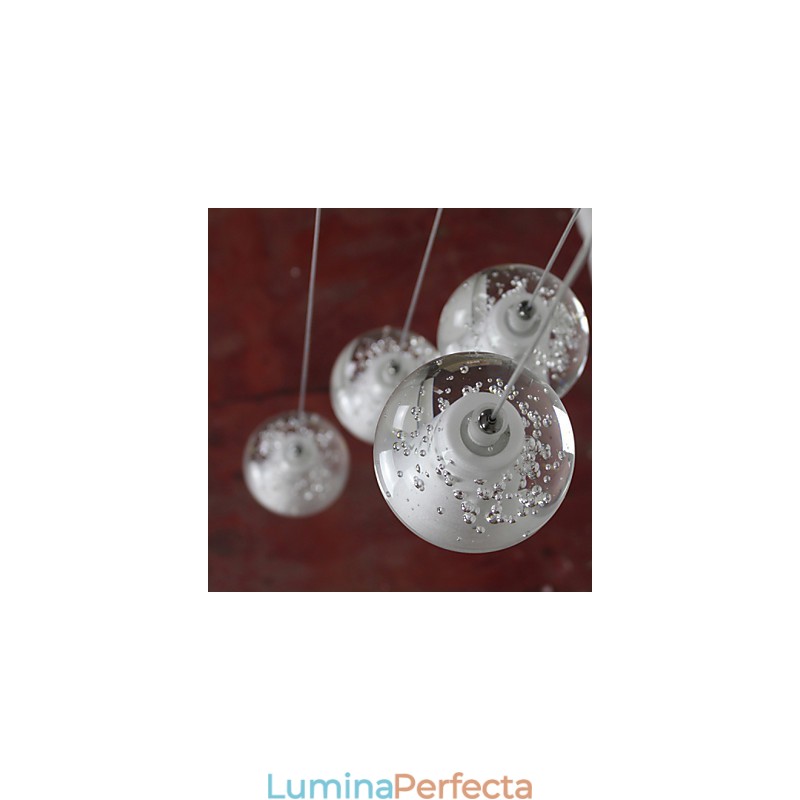 Lampă suspendată modernă Lampă suspendată G4 Retroifit Cristal cromat pentru lumina scărilor