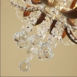 Candelabru creativ din piele de lux post modern din cristal