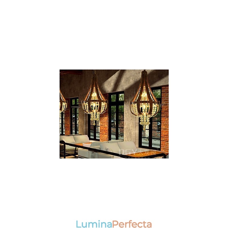 Candelabru creativ din piele de lux post modern din cristal