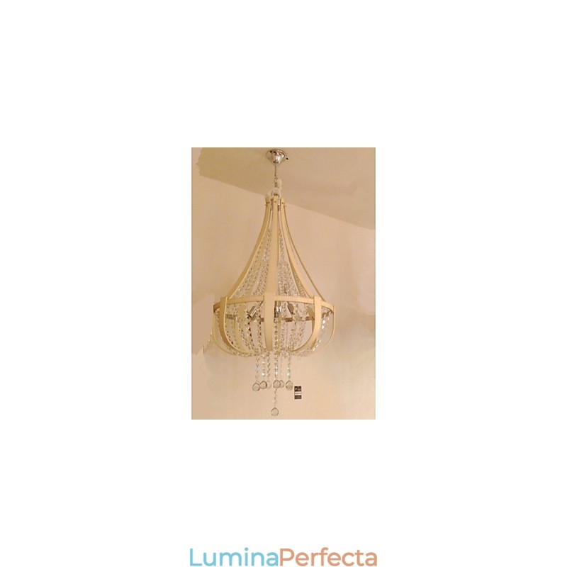 Candelabru creativ din piele de lux post modern din cristal
