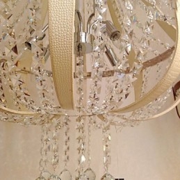 Candelabru creativ din piele de lux post modern din cristal