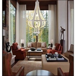 Candelabru creativ din piele de lux post modern din cristal