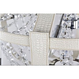 Candelabru creativ din piele de lux post modern din cristal