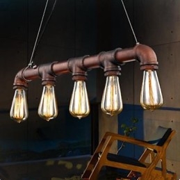 American Country Industrial Vernda Loft Conduit Droplight