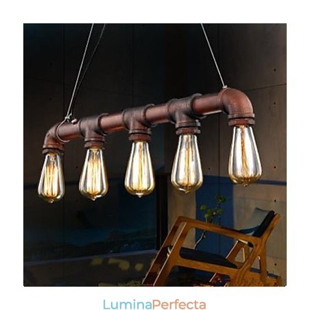 American Country Industrial Vernda Loft Conduit Droplight American Country Industrial Vernda Loft Conduit Droplight