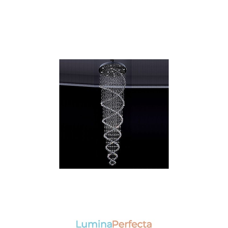 Lămpi de iluminat cu pandantiv din cristal de tavan 13 lumini Lumini moderne din argint Canpoy transparent K9