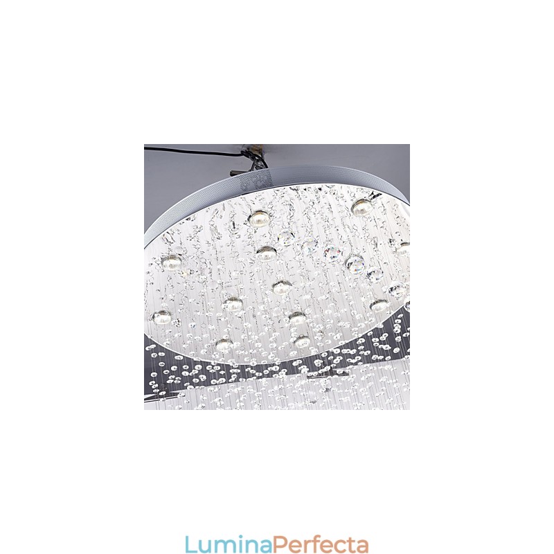 Lămpi de iluminat cu pandantiv din cristal de tavan 13 lumini Lumini moderne din argint Canpoy transparent K9