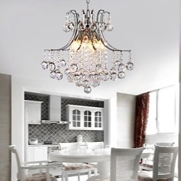 Lampă suspendată Luxury Modern Crystal Living 6 Lumini