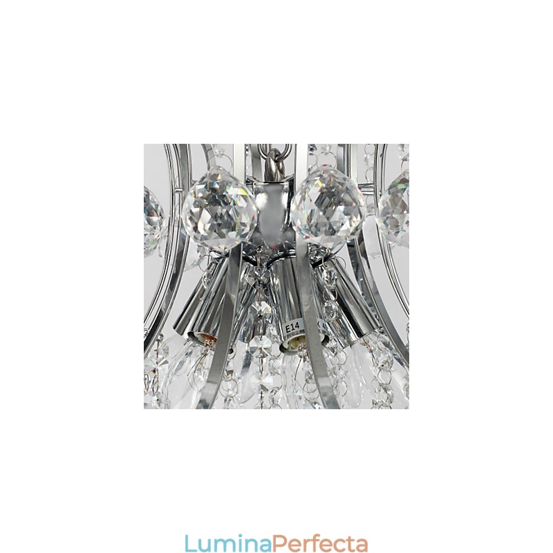 Lampă suspendată Luxury Modern Crystal Living 6 Lumini