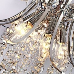 Lampă suspendată Luxury Modern Crystal Living 6 Lumini