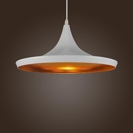 Lampă suspendată din metal, modernă, contemporană, pictură retro